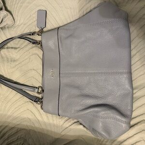 Coach Baby Blue Leather Women's Bag